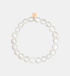 Bracelet boulier en or rose et perles baroques Ginette Ny