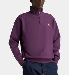 Sweat American Script zippé coton stretch Carhartt WIP