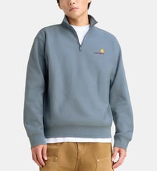 Sweat American Script zippé coton stretch Carhartt WIP