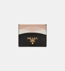 Porte-cartes en cuir Saffiano Prada