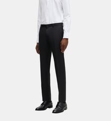 Pantalon de costume extra slim en sergé de laine vierge BOSS