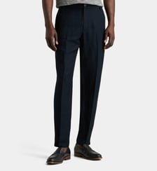 Pantalon chino en lin mélangé Armani Exchange