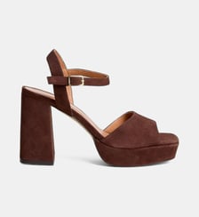 Sandales à talons Vlada en cuir velours Jonak