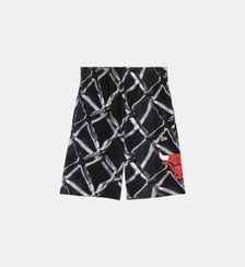 Short de basketball NBA Chicago Bulls cordages coton mixte New Era