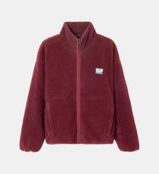 Veste droite façon sherpa American Vintage