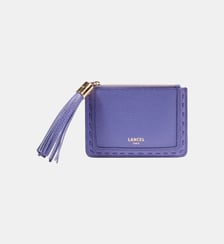 Porte-cartes zippé Premier flirt cuir grainé Lancel