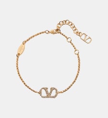 Bracelet Vlogo en métal et cristaux Swarovski® Valentino Garavani