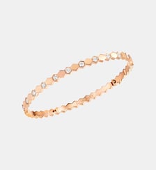 Bracelet en or rose et semi pavé de diamants Chaumet
