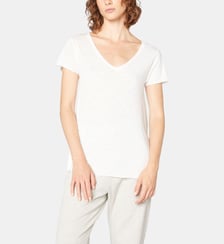T-shirt droit en coton mélangé American Vintage