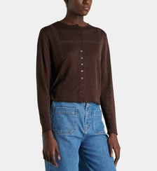 Cardigan Jenny Hytönen x Galeries Lafayette lin mélangé  Galeries Lafayette