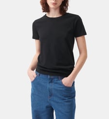 T-shirt slim en coton American Vintage
