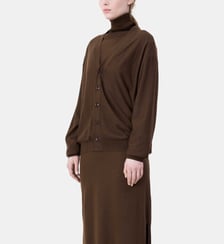 Cardigan droit en laine mélangée mixte Lemaire