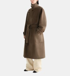 Manteau Wrap en laine Lemaire