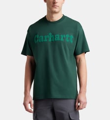 T-shirt droit logo relief en coton bio Carhartt WIP