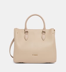 Sac cabas enduit grainé zip By Chabrand