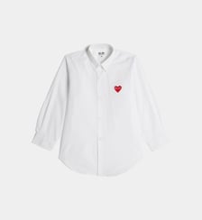 Chemise droite en coton Comme des Garçons PLAY