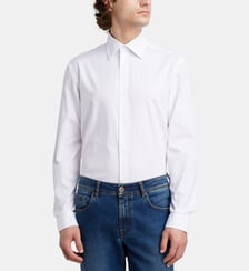 Chemise confort Aarmure sans repassage en coton bio Galeries Lafayette