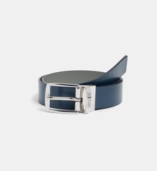 Ceinture réversible lisse à boucle siglée Emporio Armani Junior
