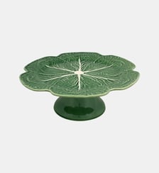Plat sur pied Ø31 cm Chou vert Bordallo Pinheiro