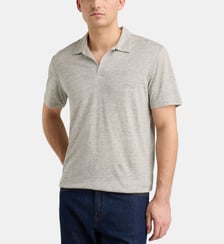 Polo droit léger Rolin en lin européen™ Galeries Lafayette