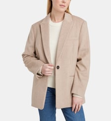 Veste Pauline en laine épaisse mélangée Galeries Lafayette