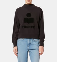 Sweat droit Moby signature Isabel Marant