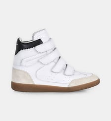 Baskets montantes Bilsy en cuir fermeture à scratch Isabel Marant