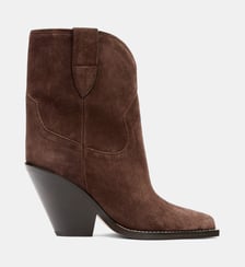 Bottes Leyane en cuir velours Isabel Marant