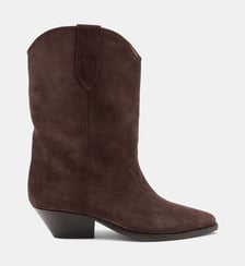 Bottes Duerto en cuir suède surpiqûres Isabel Marant