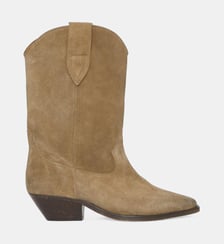 Bottes Duerto en cuir suède surpiqûres Isabel Marant