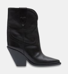 Bottines en cuir surpiqûres Isabel Marant