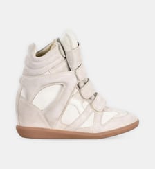 Baskets montantes Classic Bekett en cuir fermeture scratch Isabel Marant