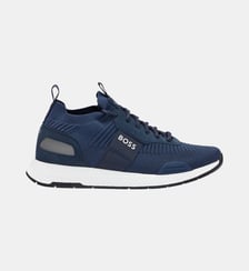 Baskets basses style chaussettes BOSS
