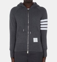 Sweat-shirt à capuche zippé THOM BROWNE