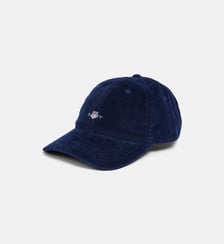 Casquette signature coton velours côtelé Gant