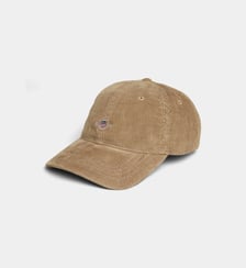Casquette signature coton velours côtelé Gant