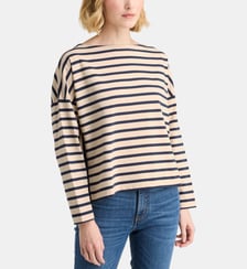 T-shirt marinière Audierne en coton bio Galeries Lafayette