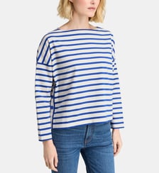 T-shirt marinière Audierne en coton bio Galeries Lafayette