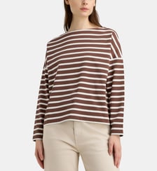 T-shirt marinière Audierne en coton bio Galeries Lafayette