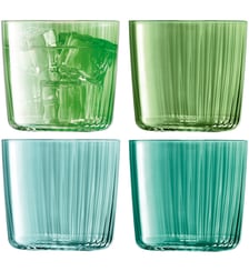 Lot de 4 gobelets cannelés 31 cl Vert Jade LSA International