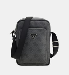 Sac besace Milano toile monogrammée Guess