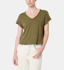 T-shirt droit Sonoma en coton American Vintage
