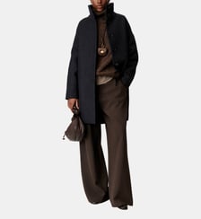 Manteau droit mi-long Paradis laine mélangée Sessùn