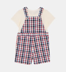 Ensemble t-shirt et salopette Federico en coton Cadet Rousselle
