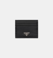 Porte-cartes en cuir Saffiano Prada