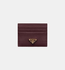 Porte-cartes en cuir Saffiano Prada