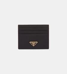 Porte-cartes en cuir Saffiano Prada