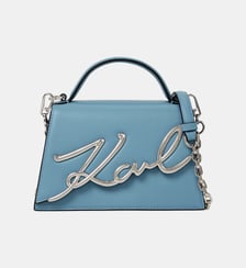 Sac à main trapèze K/Signature 2.0 crossbody cuir Karl Lagerfeld