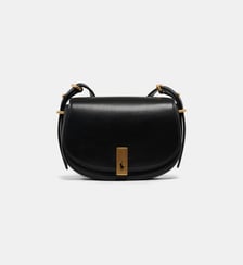 Sac besace crossbody demi lune cuir Polo ID Polo Ralph Lauren