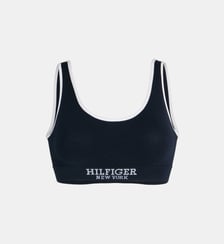 Brassière signature coton bio côtelé Tommy Hilfiger